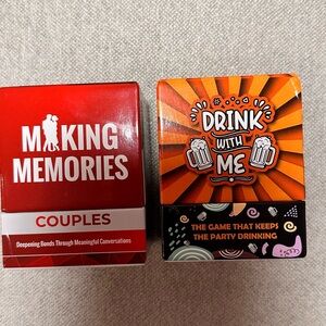 Red and Orange Card Game Set